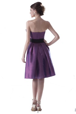 Short/Mini Sweetheart Green Taffeta Bridesmaid Dresses/Wedding Party Dresses BD010044