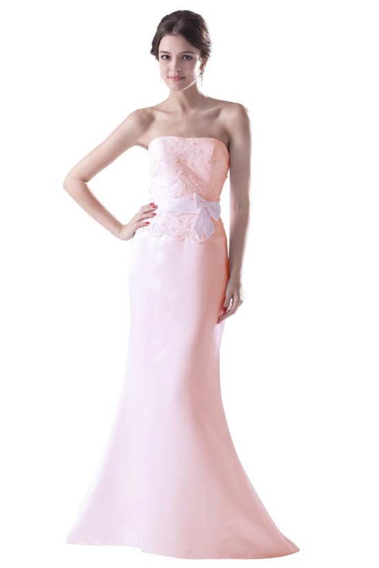 Trumpet/Mermaid Strapless Long Bridesmaid Dresses/Wedding Party Dresses BD010060 Trumpet/Mermaid Strapless Long Bridesmaid Dresses/Wedding Party Dresses BD010060