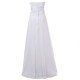 A-Line Sweetheart Long White Chiffon Bridesmaid Dresses/Wedding Party Dresses BD010069 A-Line Sweetheart Long White Chiffon Bridesmaid Dresses/Wedding Party Dresses BD010069