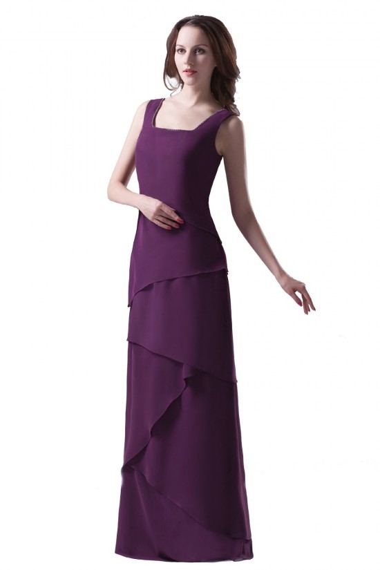 A-Line Straps Long Chiffon Bridesmaid Dresses/Wedding Party Dresses BD010072 A-Line Straps Long Chiffon Bridesmaid Dresses/Wedding Party Dresses BD010072