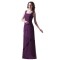 A-Line Straps Long Chiffon Bridesmaid Dresses/Wedding Party Dresses BD010072