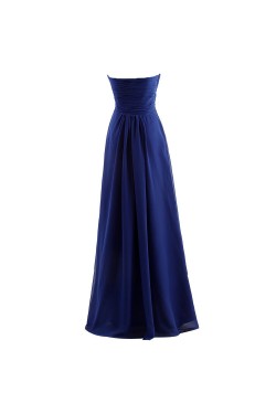 A-Line Sweetheart Long Blue Chiffon Bridesmaid Dresses/Wedding Party Dresses BD010076