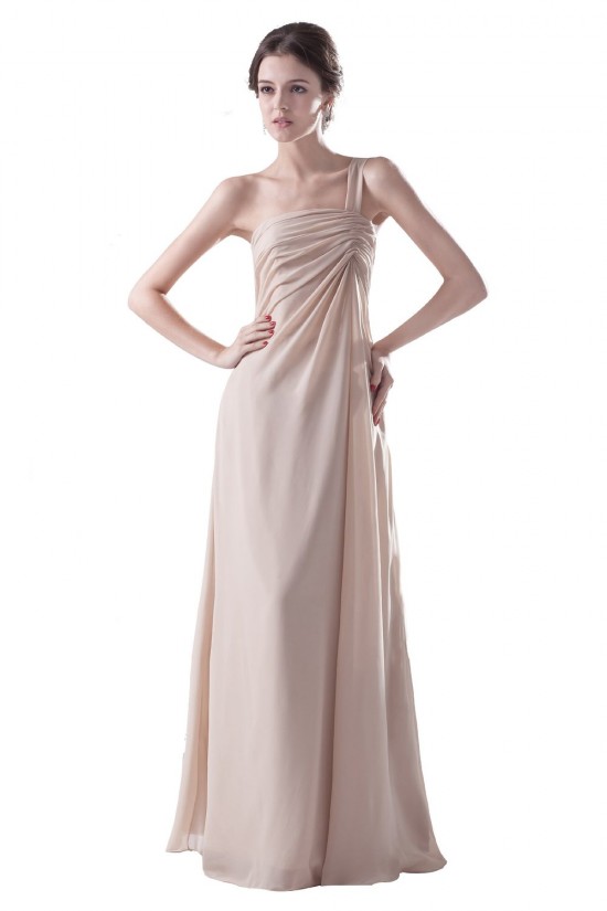 Empire One-Shoulder Long Chiffon Bridesmaid Dresses/Wedding Party Dresses/Maternity Dresses BD010079 Empire One-Shoulder Long Chiffon Bridesmaid Dresses/Wedding Party Dresses/Maternity Dresses BD010079