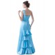 Trumpet/Mermaid One-Shoulder Long Satin Bridesmaid Dresses/Wedding Party Dresses BD010082 Trumpet/Mermaid One-Shoulder Long Satin Bridesmaid Dresses/Wedding Party Dresses BD010082