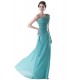 Sheath/Column One-Shoulder Long Blue Chiffon Bridesmaid Dresses/Wedding Party Dresses BD010086 Sheath/Column One-Shoulder Long Blue Chiffon Bridesmaid Dresses/Wedding Party Dresses BD010086