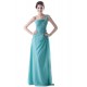 Sheath/Column One-Shoulder Long Blue Chiffon Bridesmaid Dresses/Wedding Party Dresses BD010086 Sheath/Column One-Shoulder Long Blue Chiffon Bridesmaid Dresses/Wedding Party Dresses BD010086
