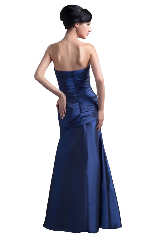 A-Line Strapless Long Blue Taffeta Bridesmaid Dresses/Wedding Party Dresses BD010094 A-Line Strapless Long Blue Taffeta Bridesmaid Dresses/Wedding Party Dresses BD010094