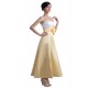 A-Line Strapless Tea Length Bridesmaid Dresses/Wedding Party Dresses BD010095 A-Line Strapless Tea Length Bridesmaid Dresses/Wedding Party Dresses BD010095