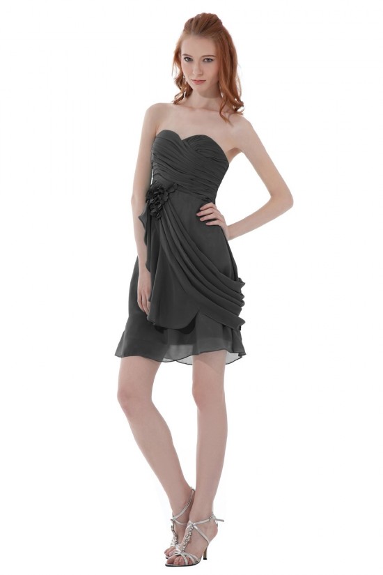 A-Line Sweetheart Short/Mini Chiffon Bridesmaid Dresses/Wedding Party Dresses BD010099 A-Line Sweetheart Short/Mini Chiffon Bridesmaid Dresses/Wedding Party Dresses BD010099
