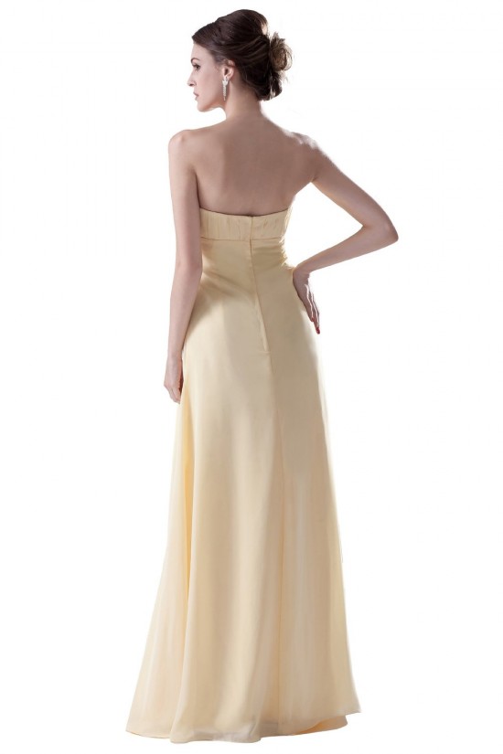 A-Line Strapless Long Black Chiffon Bridesmaid Dresses/Wedding Party Dresses BD010101 A-Line Strapless Long Black Chiffon Bridesmaid Dresses/Wedding Party Dresses BD010101