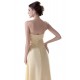 A-Line Strapless Long Black Chiffon Bridesmaid Dresses/Wedding Party Dresses BD010101