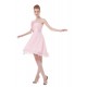 A-Line One-Shoulder Short Pink Chiffon Bridesmaid Dresses/Wedding Party Dresses BD010115