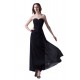 A-Line Sweetheart Long Black Chiffon Bridesmaid Dresses/Wedding Party Dresses BD010119
