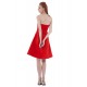 A-Line Strapless Short Red Bridesmaid Dresses/Wedding Party Dresses BD010124 A-Line Strapless Short Red Bridesmaid Dresses/Wedding Party Dresses BD010124