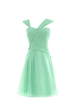 Short/Mini Mint Green Chiffon Bridesmaid Dresses/Wedding Party Dresses BD010128