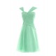 Short/Mini Mint Green Chiffon Bridesmaid Dresses/Wedding Party Dresses BD010128