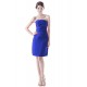 Short/Mini Strapless Satin Bridesmaid Dresses/Wedding Party Dresses BD010132