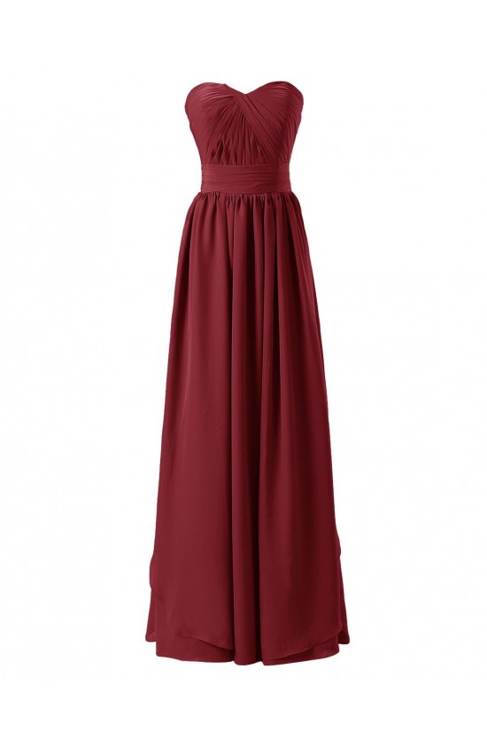 Sheath/Column Sweetheart Long Chiffon Bridesmaid Dresses/Wedding Party Dresses BD010133 Sheath/Column Sweetheart Long Chiffon Bridesmaid Dresses/Wedding Party Dresses BD010133