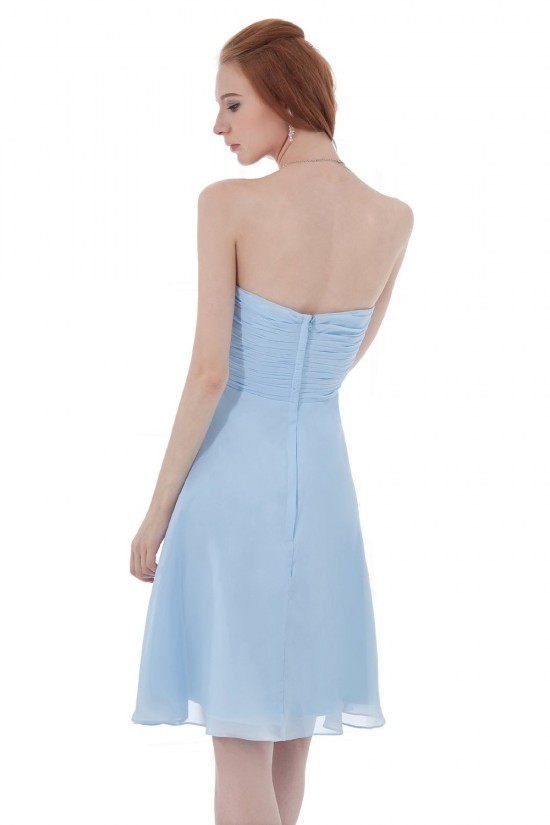 A-Line Sweetheart Short Blue Bridesmaid Dresses/Wedding Party Dresses BD010135 A-Line Sweetheart Short Blue Bridesmaid Dresses/Wedding Party Dresses BD010135