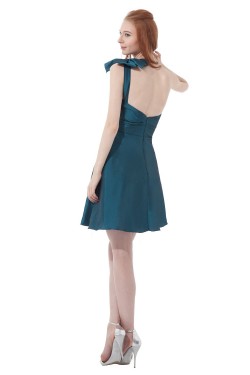 A-Line One-Shoulder Short Taffeta Bridesmaid Dresses/Wedding Party Dresses BD010142