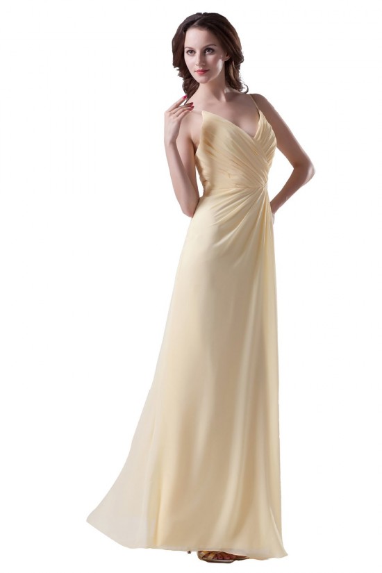 A-Line Spaghetti Strap Chiffon Long Bridesmaid Dresses/Wedding Party Dresses BD010151 A-Line Spaghetti Strap Chiffon Long Bridesmaid Dresses/Wedding Party Dresses BD010151