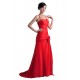 A-Line Spaghetti Strap Long Red Bridesmaid Dresses/Wedding Party Dresses BD010152