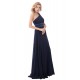 Sheath/Column One-Shoulder Beaded Navy Blue Long Bridesmaid Dresses/Wedding Party Dresses/Evening Dresses BD010153 Sheath/Column One-Shoulder Beaded Navy Blue Long Bridesmaid Dresses/Wedding Party Dresses/Evening Dresses BD010153