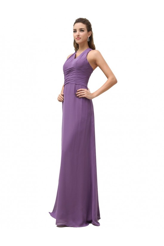 A-Line V-Neck Long Chiffon Bridesmaid Dresses/Wedding Party Dresses BD010156 A-Line V-Neck Long Chiffon Bridesmaid Dresses/Wedding Party Dresses BD010156