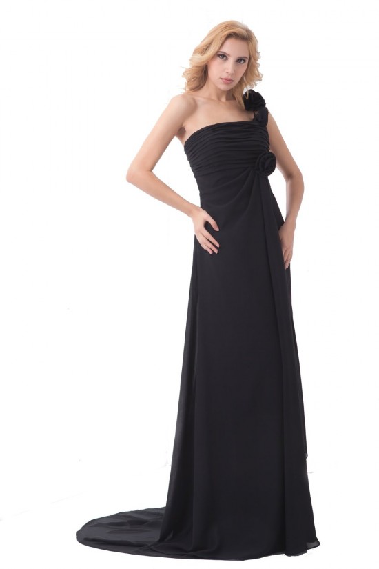 Empire One-Shoulder Long Chiffon Bridesmaid Dresses/Wedding Party Dresses/Maternity Dresses BD010164 Empire One-Shoulder Long Chiffon Bridesmaid Dresses/Wedding Party Dresses/Maternity Dresses BD010164