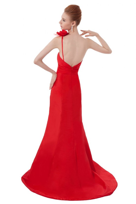 Trumpet/Mermaid One-Shoulder Long Red Bridesmaid Dresses/Wedding Party Dresses BD010166 Trumpet/Mermaid One-Shoulder Long Red Bridesmaid Dresses/Wedding Party Dresses BD010166