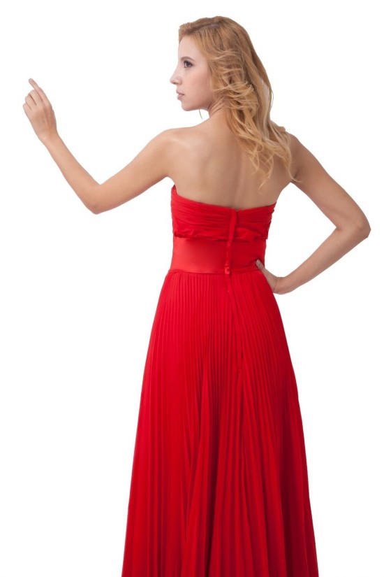 A-Line Pleated Long Red Chiffon Bridesmaid Dresses/Wedding Party Dresses BD010167 A-Line Pleated Long Red Chiffon Bridesmaid Dresses/Wedding Party Dresses BD010167