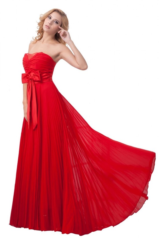 A-Line Pleated Long Red Chiffon Bridesmaid Dresses/Wedding Party Dresses BD010167 A-Line Pleated Long Red Chiffon Bridesmaid Dresses/Wedding Party Dresses BD010167