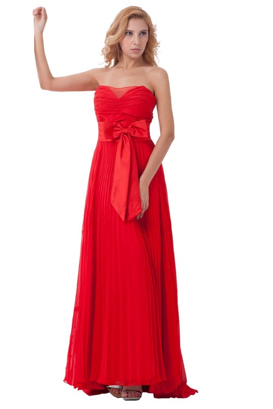 A-Line Pleated Long Red Chiffon Bridesmaid Dresses/Wedding Party Dresses BD010167 A-Line Pleated Long Red Chiffon Bridesmaid Dresses/Wedding Party Dresses BD010167