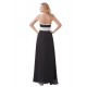 A-Line Strapless Black White Long Chiffon Bridesmaid Dresses/Wedding Party Dresses BD010170 A-Line Strapless Black White Long Chiffon Bridesmaid Dresses/Wedding Party Dresses BD010170