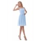 A-Line Straps Sleeveless Short Blue Chiffon Bridesmaid Dresses/Wedding Party Dresses BD010178 A-Line Straps Sleeveless Short Blue Chiffon Bridesmaid Dresses/Wedding Party Dresses BD010178