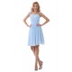 A-Line Straps Sleeveless Short Blue Chiffon Bridesmaid Dresses/Wedding Party Dresses BD010178 A-Line Straps Sleeveless Short Blue Chiffon Bridesmaid Dresses/Wedding Party Dresses BD010178