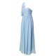 A-Line One-Shoulder Blue Long Chiffon Bridesmaid Dresses/Wedding Party Dresses BD010182 A-Line One-Shoulder Blue Long Chiffon Bridesmaid Dresses/Wedding Party Dresses BD010182