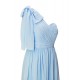 A-Line One-Shoulder Blue Long Chiffon Bridesmaid Dresses/Wedding Party Dresses BD010182 A-Line One-Shoulder Blue Long Chiffon Bridesmaid Dresses/Wedding Party Dresses BD010182