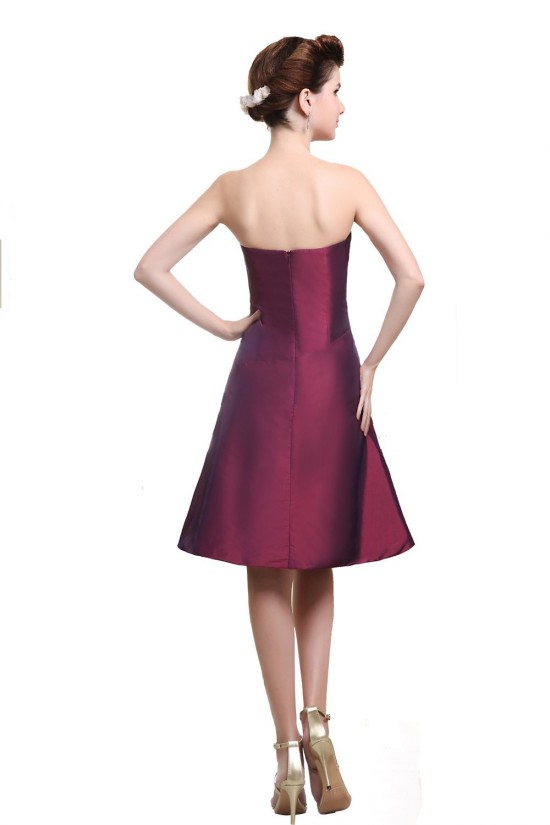 A-Line Strapless Short Bridesmaid Dresses/Wedding Party Dresses BD010184 A-Line Strapless Short Bridesmaid Dresses/Wedding Party Dresses BD010184