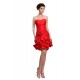A-Line Strapless Short/Mini Red Bridesmaid Dresses/Wedding Party Dresses BD010185 A-Line Strapless Short/Mini Red Bridesmaid Dresses/Wedding Party Dresses BD010185