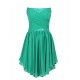 A-Line Strapless Short/Mini Chiffon and Lace Bridesmaid Dresses/Wedding Party Dresses BD010194 A-Line Strapless Short/Mini Chiffon and Lace Bridesmaid Dresses/Wedding Party Dresses BD010194