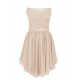 A-Line Strapless Short/Mini Chiffon and Lace Bridesmaid Dresses/Wedding Party Dresses BD010194 A-Line Strapless Short/Mini Chiffon and Lace Bridesmaid Dresses/Wedding Party Dresses BD010194