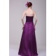 A-Line Strapless Purple Floor-Length Bridesmaid Dresses/Wedding Party Dresses BD010204
