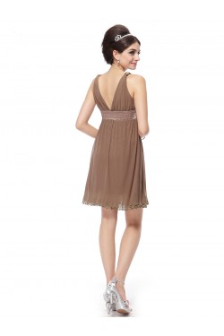 Empire Short V-Neck Floor-Length Bridesmaid Dresses/Wedding Party Dresses/Maternity Dresses BD010209