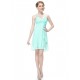 Empire Short Blue Chiffon Bridesmaid Dresses/Wedding Party Dresses/Maternity Dresses BD010212