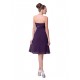 A-Line Strapless Grape Chiffon Short Bridesmaid Dresses/Wedding Party Dresses BD010224 A-Line Strapless Grape Chiffon Short Bridesmaid Dresses/Wedding Party Dresses BD010224