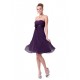 A-Line Strapless Grape Chiffon Short Bridesmaid Dresses/Wedding Party Dresses BD010224 A-Line Strapless Grape Chiffon Short Bridesmaid Dresses/Wedding Party Dresses BD010224