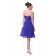 A-Line Strapless Royal Blue Chiffon Short Bridesmaid Dresses/Wedding Party Dresses BD010225 A-Line Strapless Royal Blue Chiffon Short Bridesmaid Dresses/Wedding Party Dresses BD010225