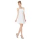 A-Line Strapless White Chiffon Short Bridesmaid Dresses/Wedding Party Dresses BD010226 A-Line Strapless White Chiffon Short Bridesmaid Dresses/Wedding Party Dresses BD010226