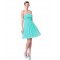 A-Line Empire Sweetheart Green Chiffon Short Bridesmaid Dresses/Wedding Party Dresses/Maternity Dresses BD010227